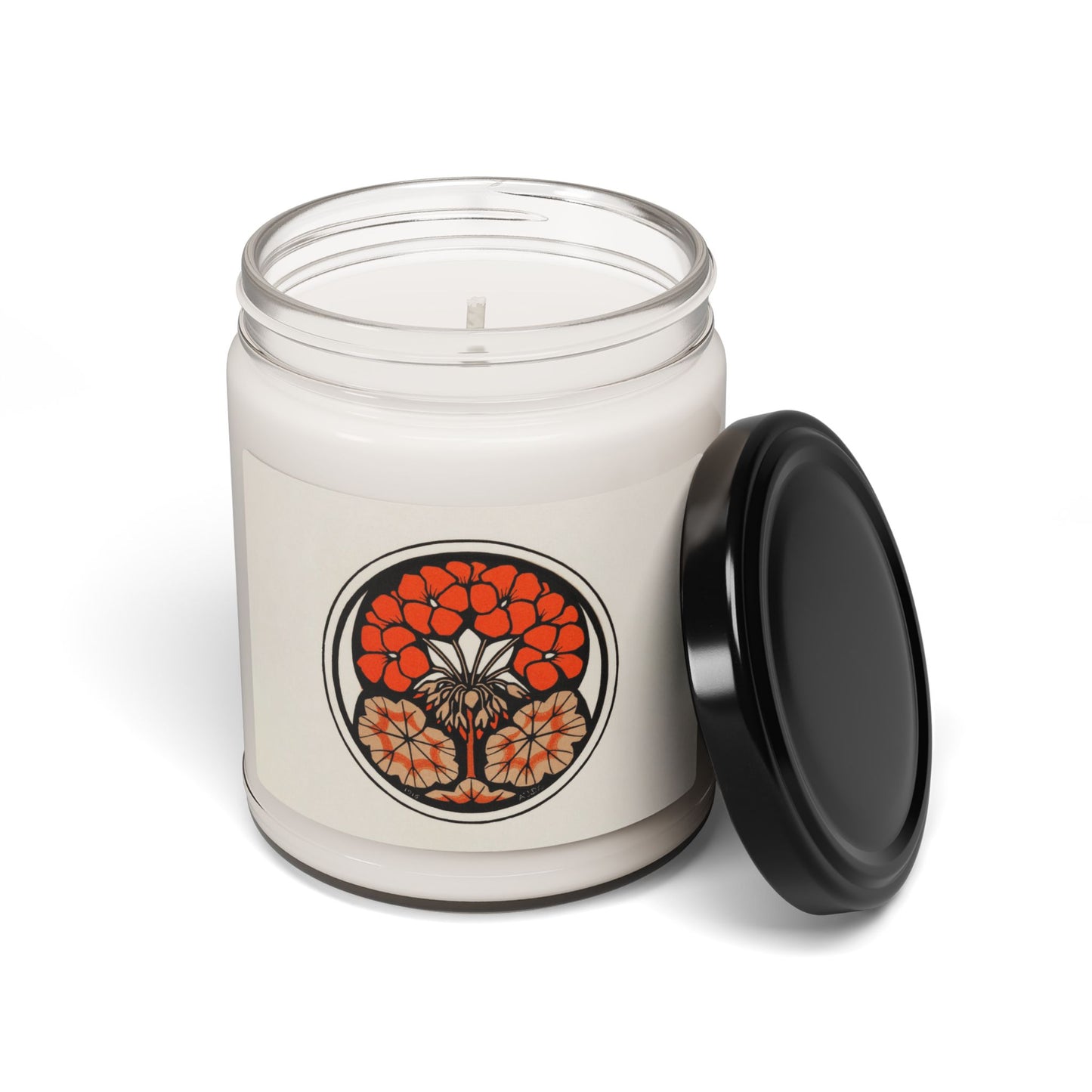East Indian Cherry Flower Design - Scented Soy Candle