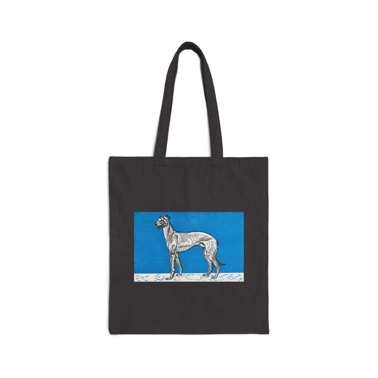 Canvas Tote Bag feat. Greyhound by Moriz Jung