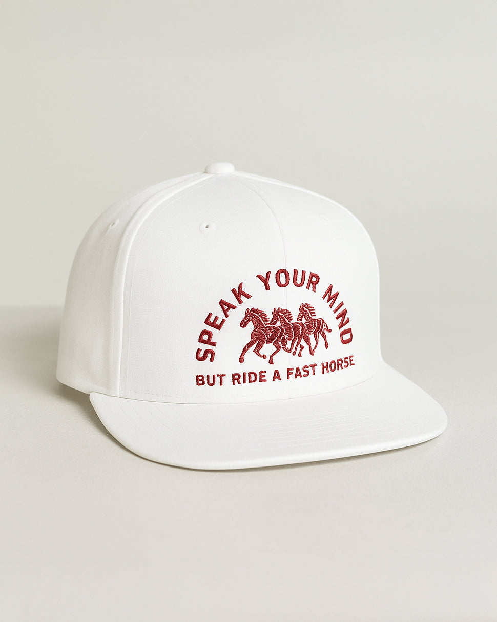 "Speak Your Mind" Embroidered Cap