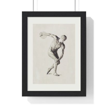 Athletic Art Print - Vintage Male Figure Poster