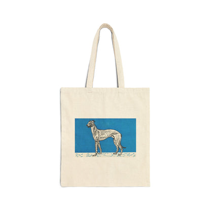 Canvas Tote Bag feat. Greyhound by Moriz Jung