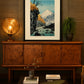 Framed Art Print - Foot of Mount Ashitaka (1932) by Hiroaki Takahashi