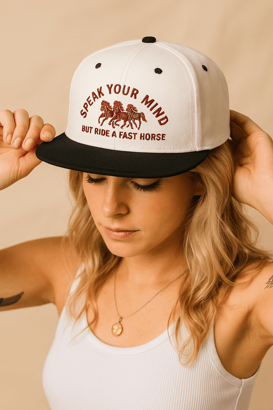 "Speak Your Mind" Embroidered Cap