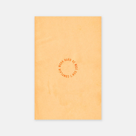 Work Hard, Be Nice, Don't Complain — 12" x 18" Matte Print Poster